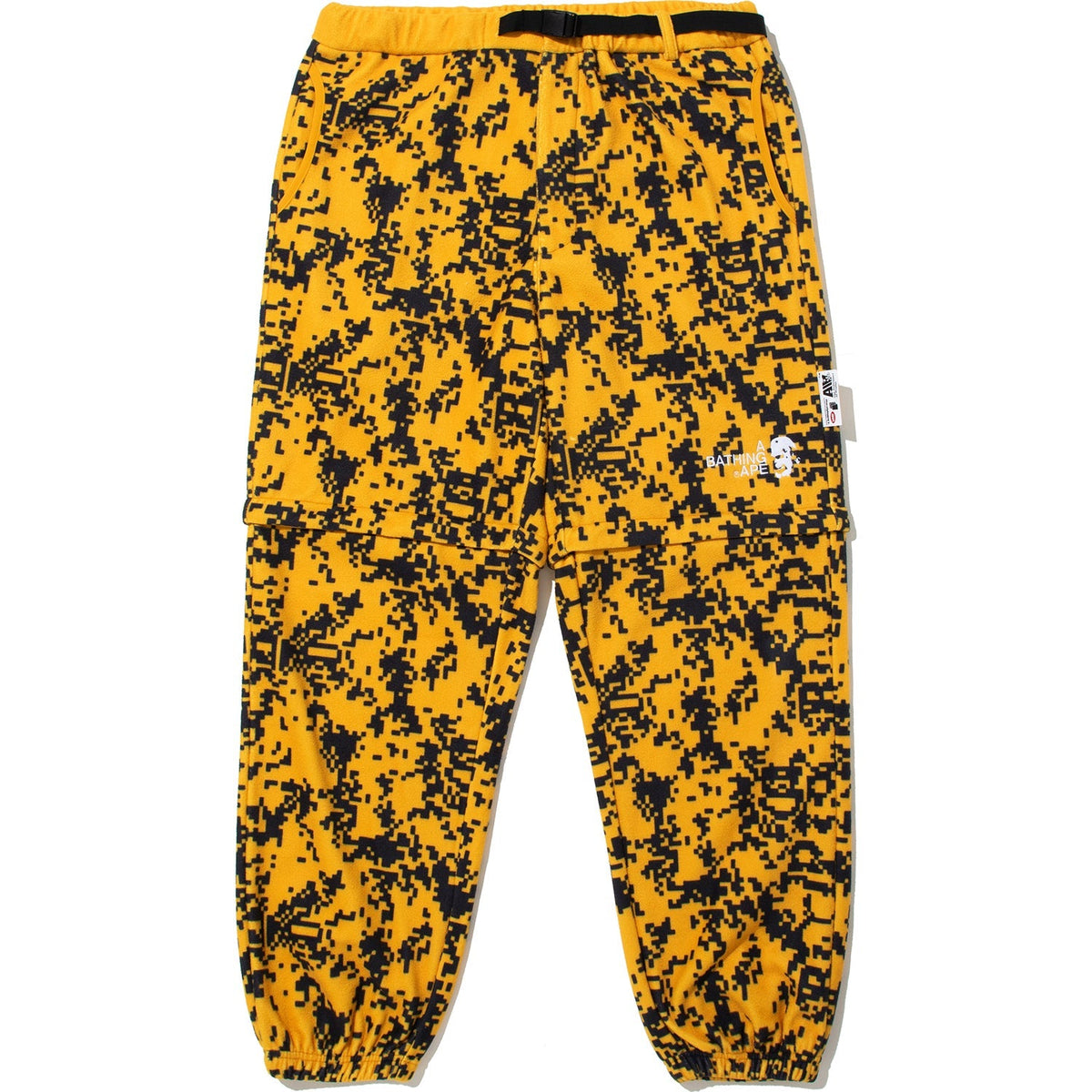 BAPE BY KAZUKI KURAISHI PIXELATE CAMO POLARFLEECE PANTS MENS