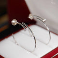 CARTIER JUSTE EARRINGS DIAMONDS 1.8MM