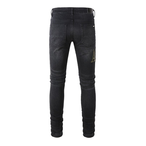 AMIRI Jeans #872 – Slim Fit Distressed Denim