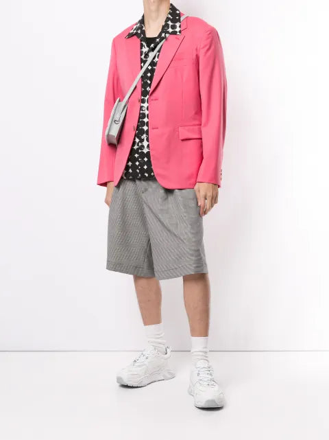Comme des Garçons Homme Plus single-breasted fitted blazer
