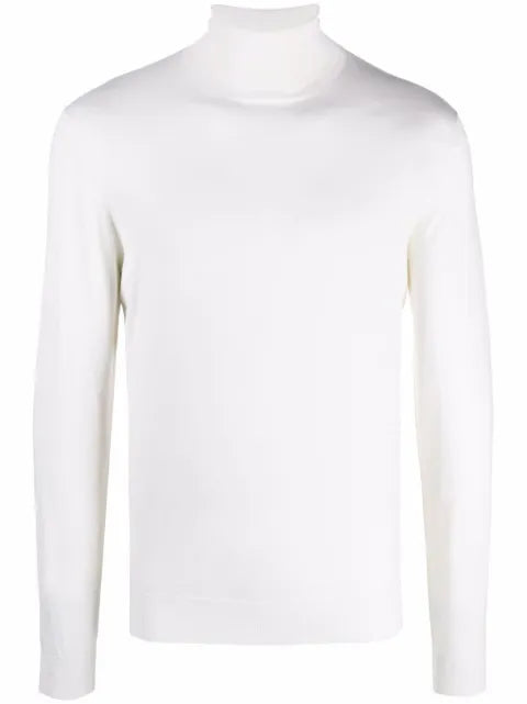 Dell'oglio fine knit roll neck jumper