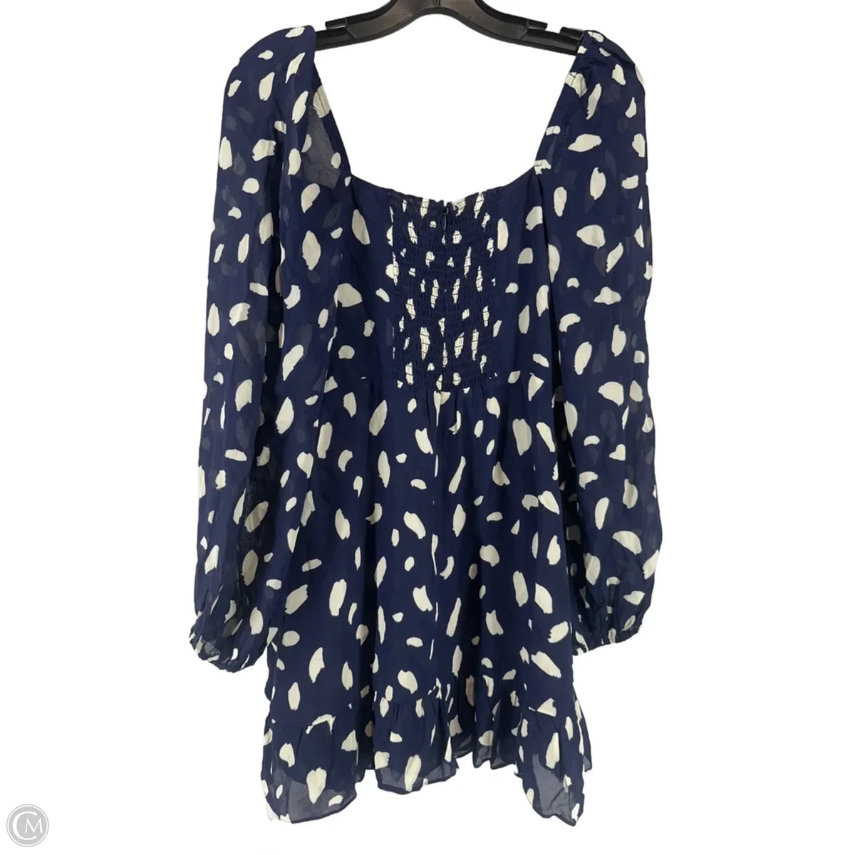 Dress Casual Short By Reformation In Blue & Cream, Size: 6