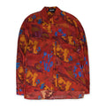 Red Buki Slim-Fitted Printed Shirt