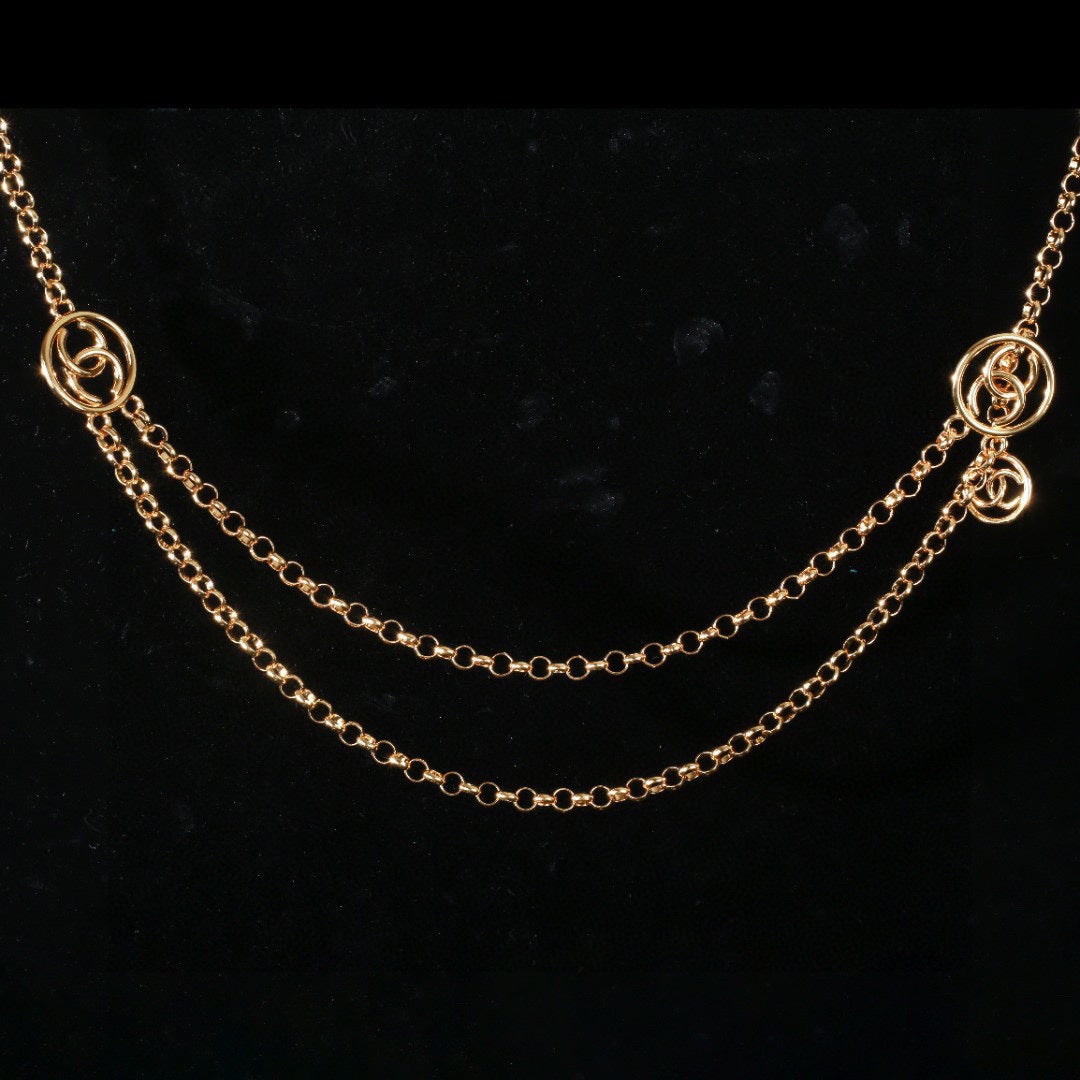 CHANEL 25S CHAIN BELT IN GOLD METAL 615892