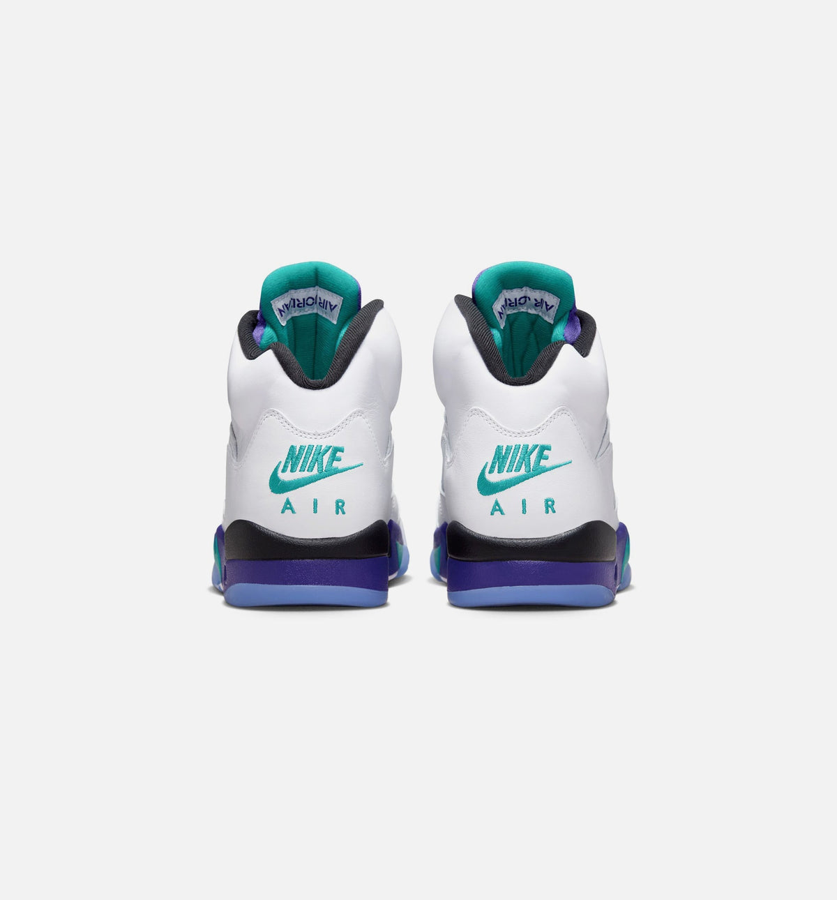 Air Jordan 5 Retro Grape Men's Lifestyle Shoe – White/New Emerald/Grape Ice/Black