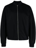 Jil Sander zip-up wool bomber jacket