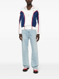 Casablanca panelled zip-up track jacket