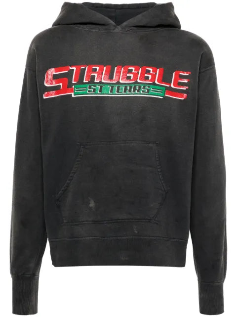 SAINT MXXXXXX Struggle Tears cotton hoodie