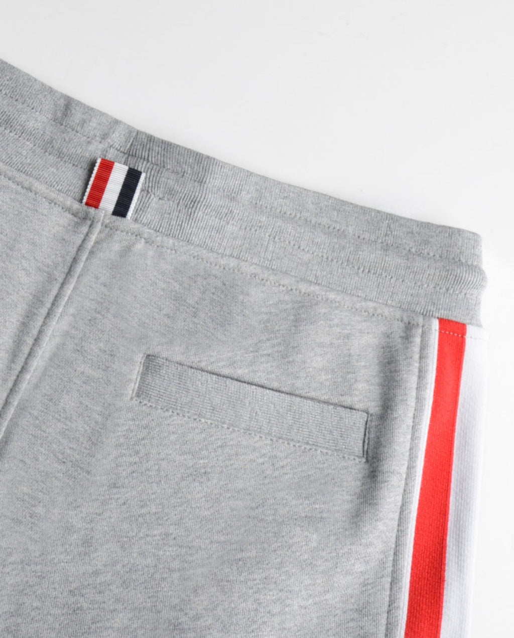 Thom Browne Style Men's Cotton Sweatpants - Signature Four-Bar Detail