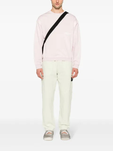 Stone Island logo-print cotton sweatshirt