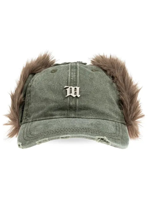 MISBHV Sankt Moritz baseball cap with Pelz