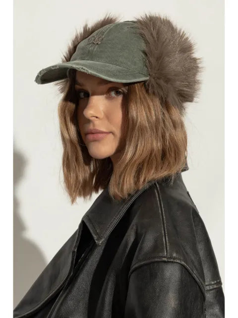 MISBHV Sankt Moritz baseball cap with Pelz