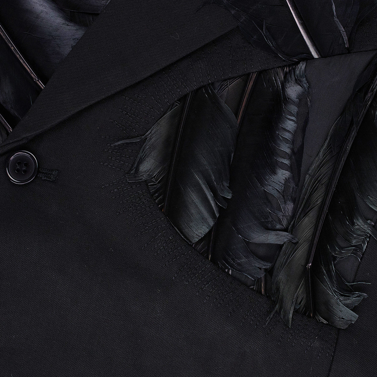 BLACK LA PLUME BLAZER