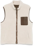 Yves Salomon vest in faux shearling