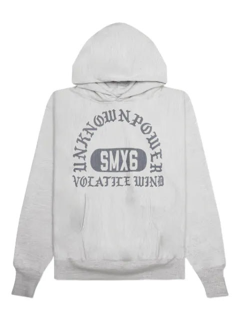 SAINT MXXXXXX arched-logo hoodie
