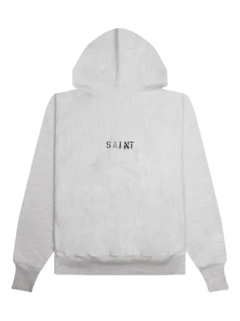 SAINT MXXXXXX arched-logo hoodie