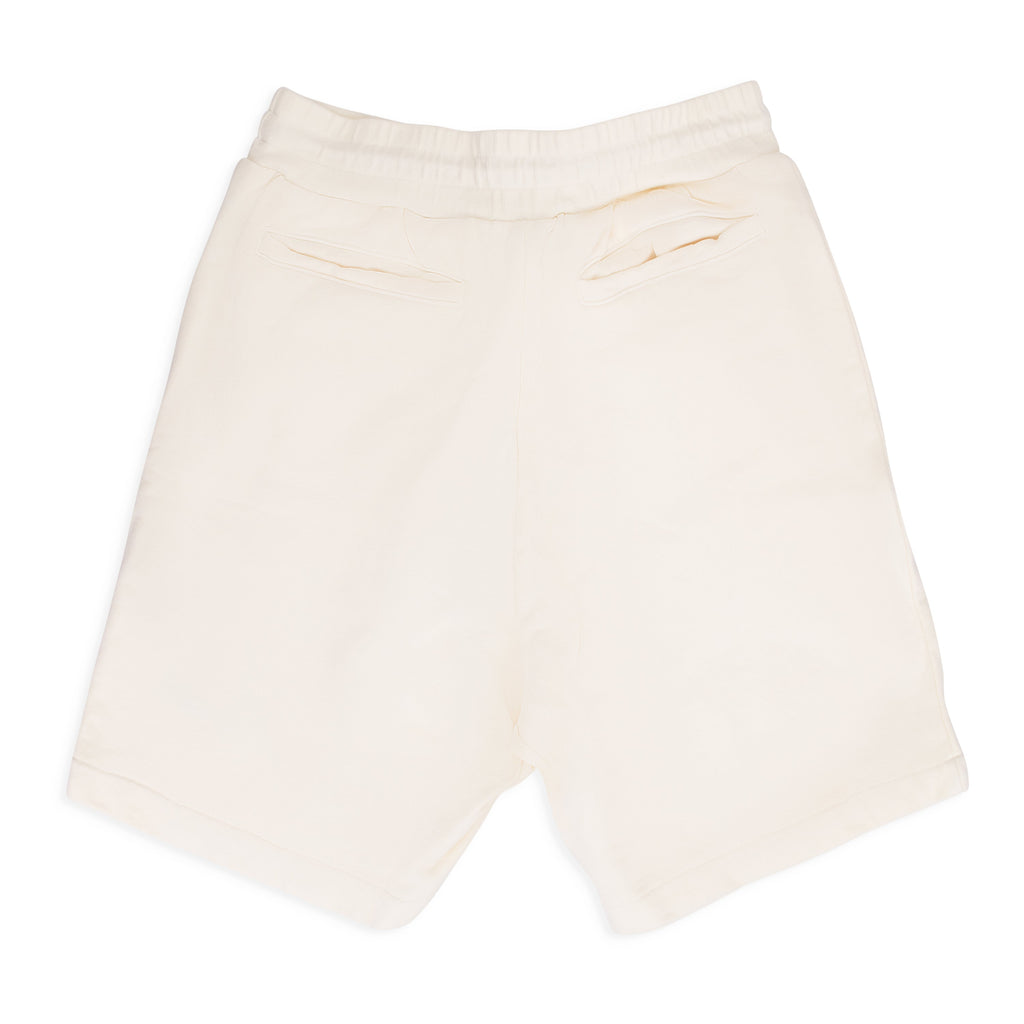 Cream Script Logo Shorts