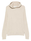 BOMPARD ribbed-knit hooded sweater
