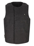 Massimo Osti Studio logo-plaque padded gilet