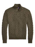 Ralph Lauren Purple Label cable-knit high-neck sweater