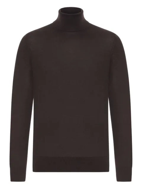 Zegna turtleneck ribbed-hem sweater