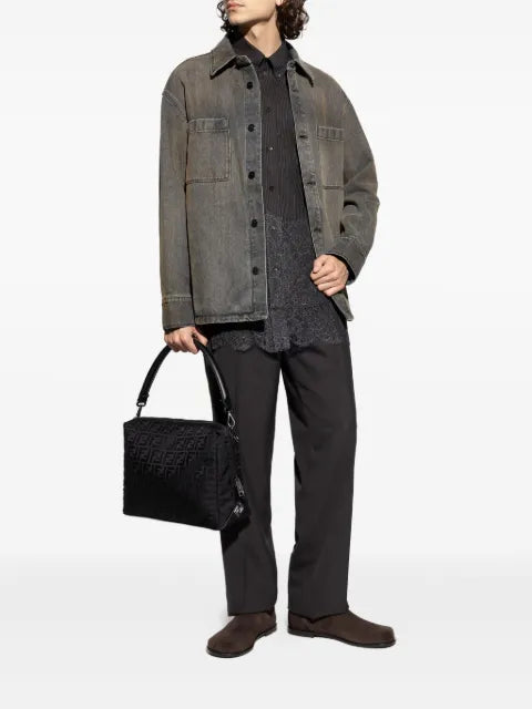 FENDI patch-pocket denim jacket