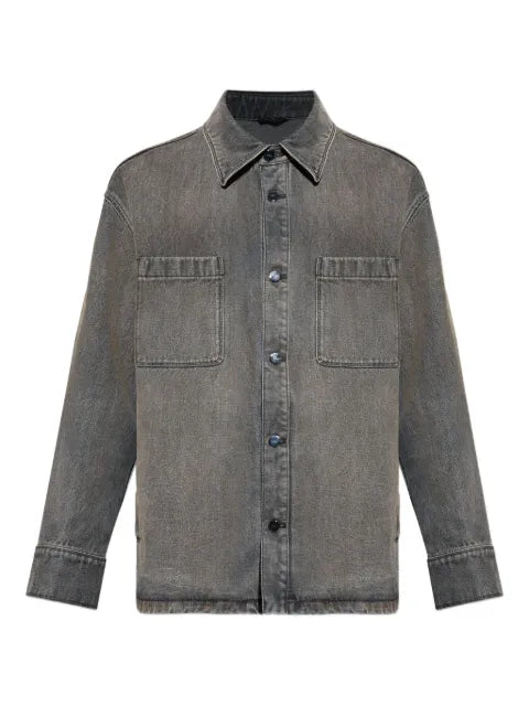FENDI patch-pocket denim jacket
