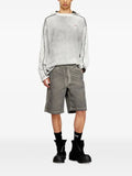Diesel cotton hoodie with colour spray