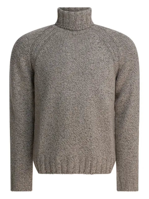 Zegna roll-neck knitted sweater