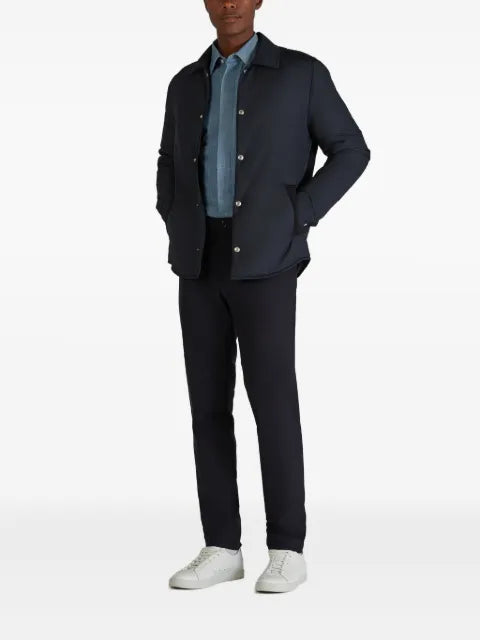 Montedoro padded shirt jacket with snap buttons