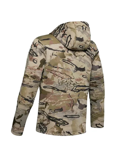 Under Armour camouflage ribbed hoodie