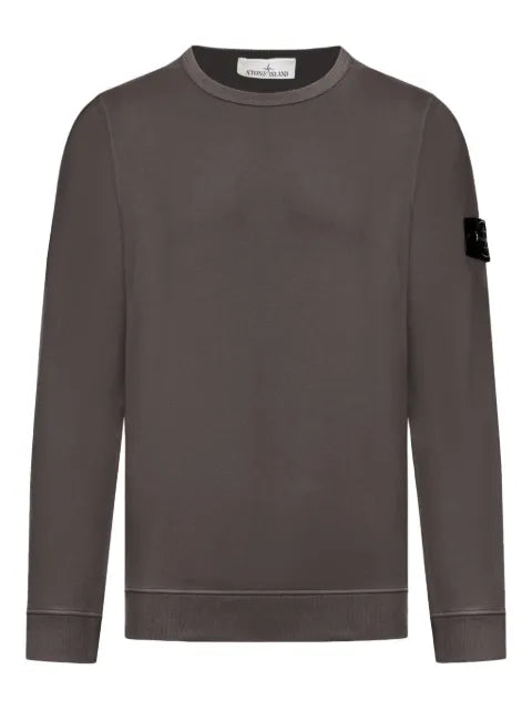 Stone Island 6100060 organic cotton fleece sweater