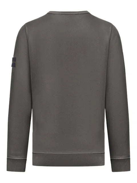 Stone Island 6100060 organic cotton fleece sweater