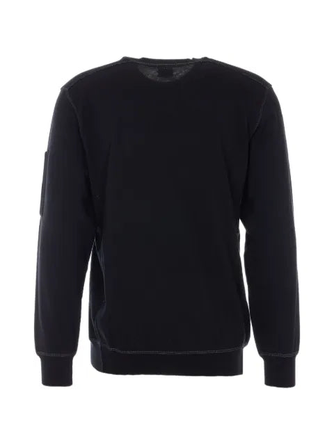 C.P. Company logo-patch crew-neck sweater