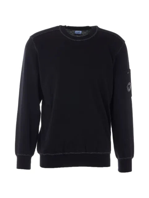 C.P. Company logo-patch crew-neck sweater