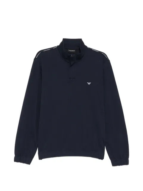 Emporio Armani logo-embroidered sweatshirt