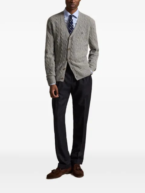 Polo Ralph Lauren cable-knit wool-cashmere cardigan