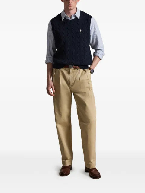 Polo Ralph Lauren cable-knit Pony sweater vest