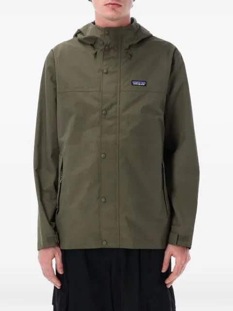 Patagonia hooded logo jacket
