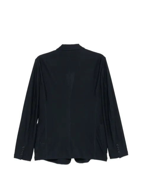 Giorgio Armani honeycomb-knit notch-lapel blazer