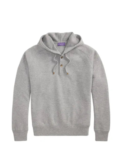 Ralph Lauren Purple Label button-down drawstring hoodie