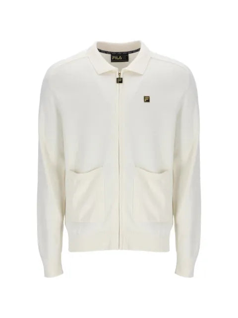 Fila Teddy jacket with pointelle detail