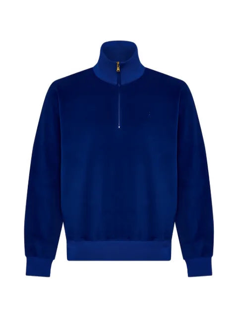 AMAN half-zip sweater