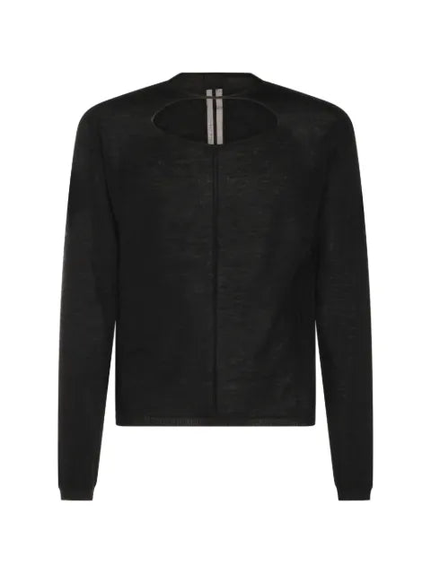 Rick Owens cut-out detail sweater