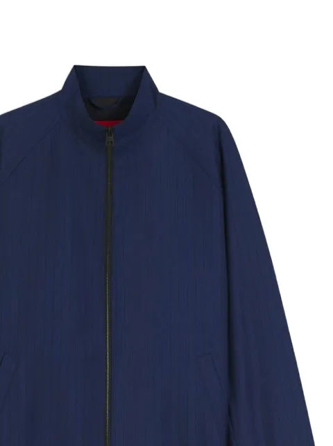 HUGO Kamilo slim-fit jacket in chalk-striped virgin wool