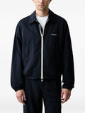 Armani Exchange logo-print zip-up jacket
