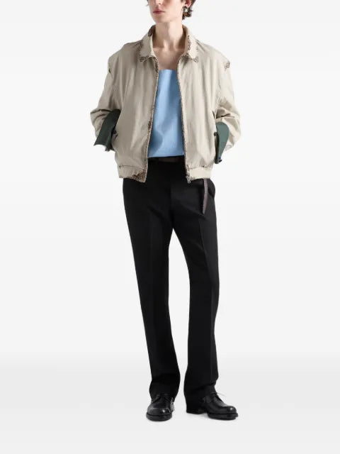 Prada bonded devoré cotton jacket