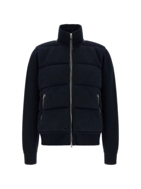 TOM FORD quilted ribbed-knit jacket