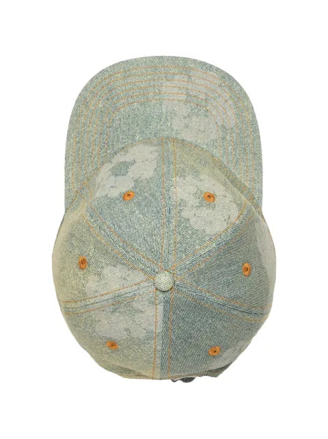 denim Tears Wreath denim baseball cap