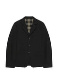 Givenchy single-breasted deconstructed jacket in cotton